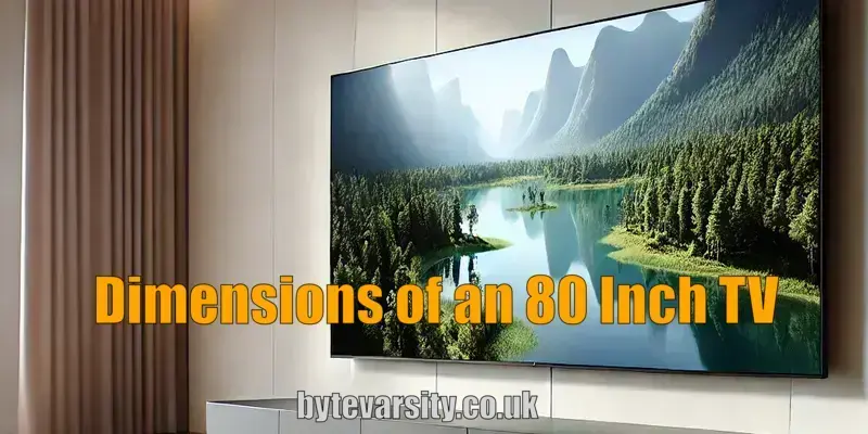 Dimensions of an 80 Inch TV