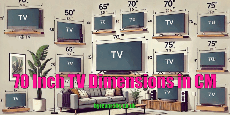 70 Inch TV Dimensions in CM