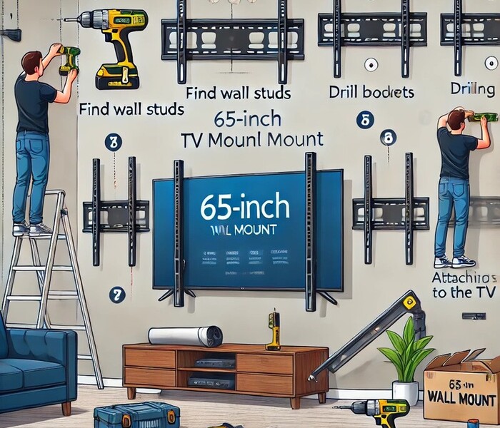 Wall Mount for 65 Inch TV