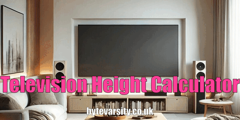 Television Height Calculator: Best Positioning for Comfort