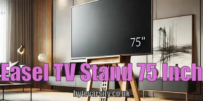 Easel TV Stand 75 Inch