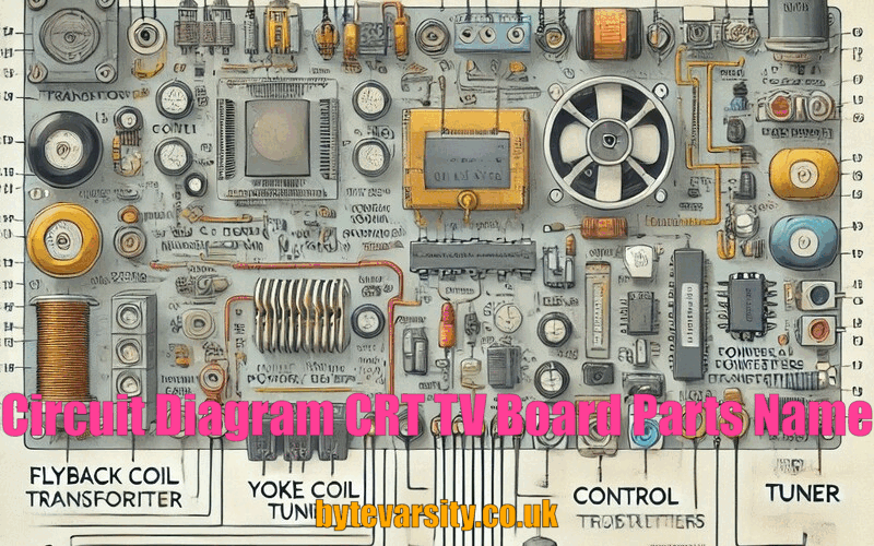 Circuit Diagram CRT TV Board Parts Name Guide for YouTube Users