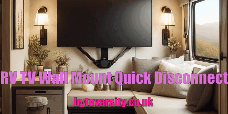 RV TV Wall Mount Quick Disconnect