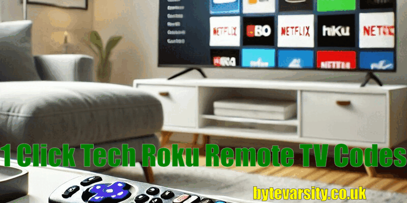 1 Click Tech Roku Remote TV Codes: Easy Setup Guide