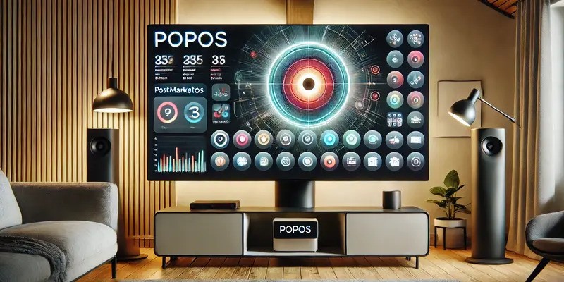 POPOS Display to TV Adjust Screen Size