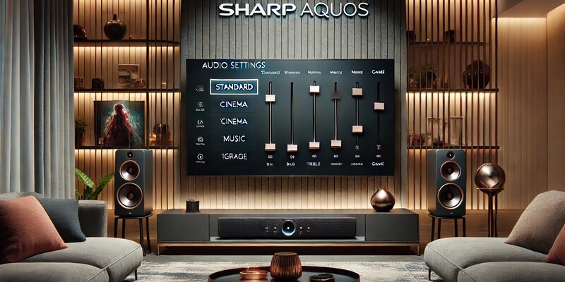 How to Set Sharp Aquos TV Sound Settings