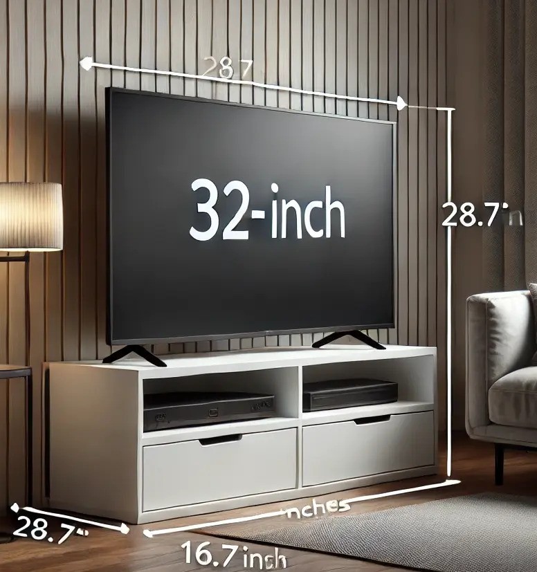 32 Inch TV Dimensions